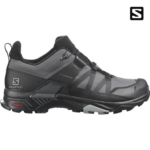 Tenis Senderismo Salomon X Ultra 4 GTX Hombre Negros | MX CWTJ107